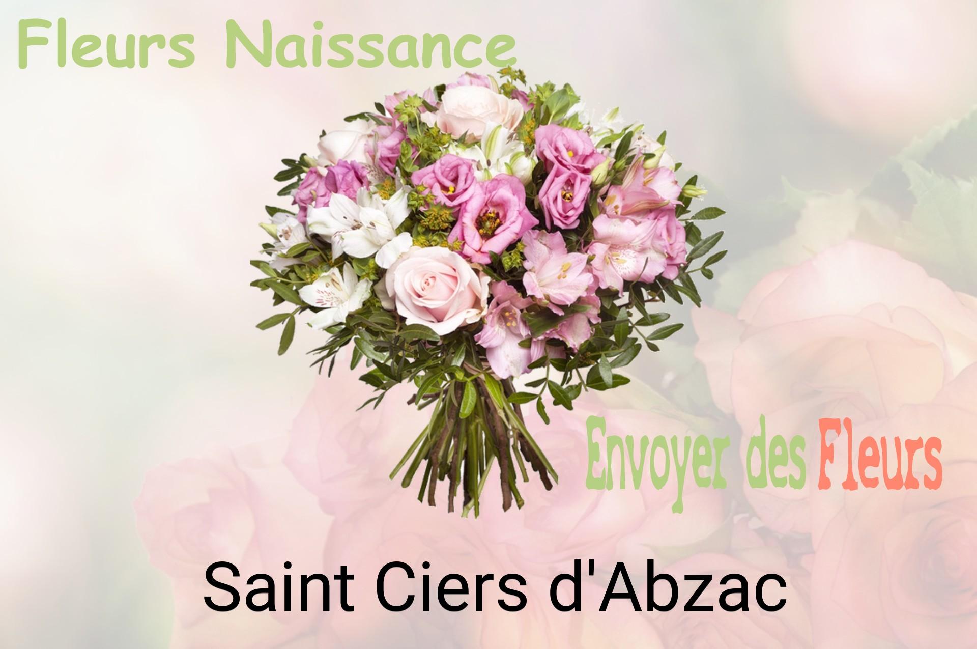 Bouquet de fleurs de naissance livré à Saint-Ciers-d'Abzac